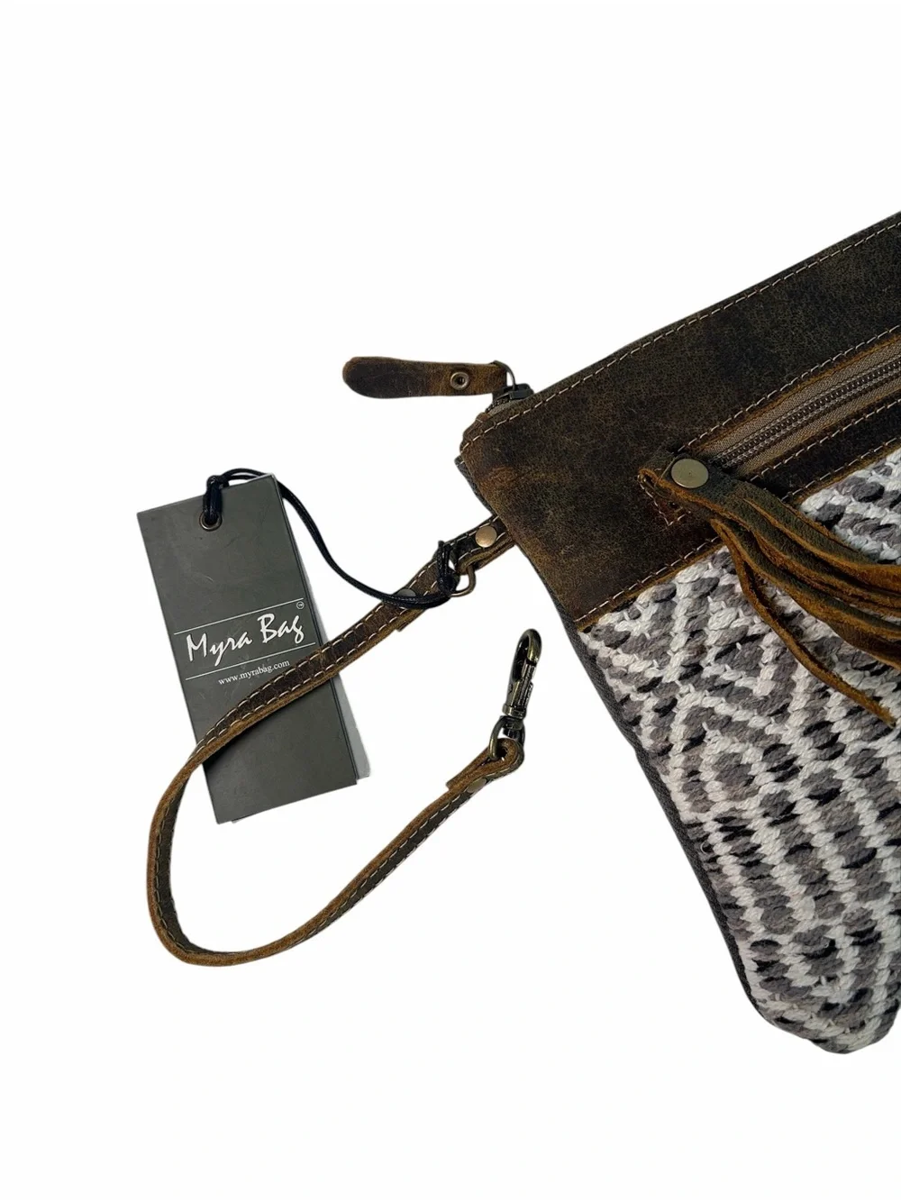 Myra Bag S-2042 Rug, Distressed Leather, Canvas 9.5